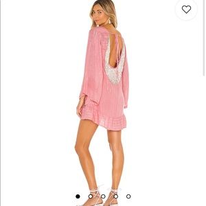 used once ,  Indiana Dress in Roma Lipstick